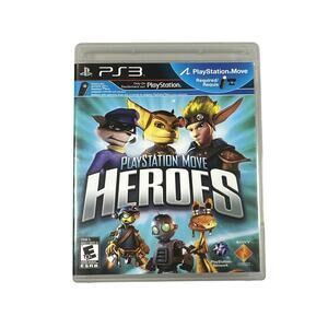 PlayStation Move Heroes (Sony PlayStation 3, 2011) Authentic, CIB, Tested